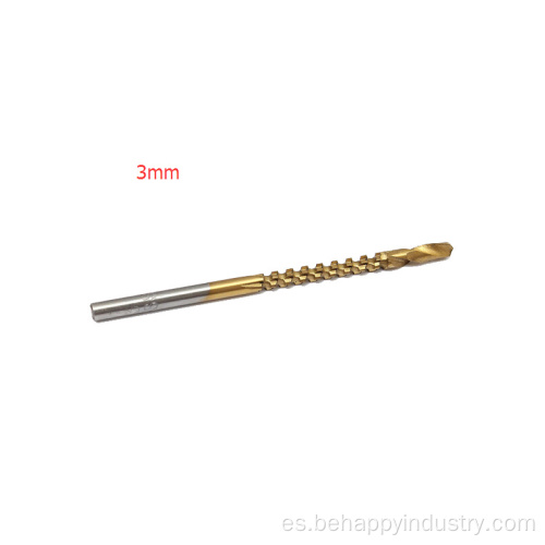 3 mm HSS Saw Drill Bit con titanio recubierto